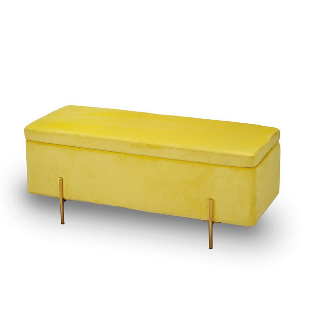 Luminosa Living Lawton Fabric Blanket Box - Mustard - Image 3