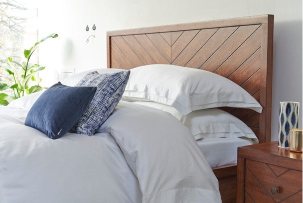 Maya Mahogany Wooden Bed Frame - Double - Image 3