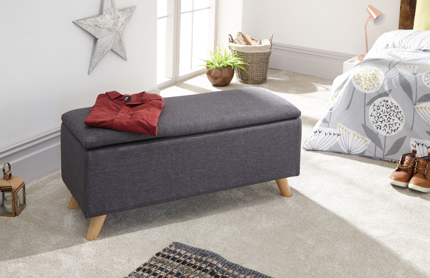 GFW Secreto Blanket Box - Charcoal