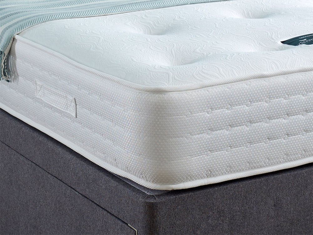 Serenity Essential 2 Drawer Divan With Headboard - Double - Image 4