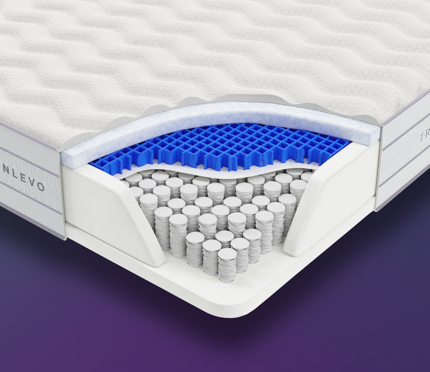 Sonlevo True Gel Silver 8000 Mattress - Kingsize - Image 2