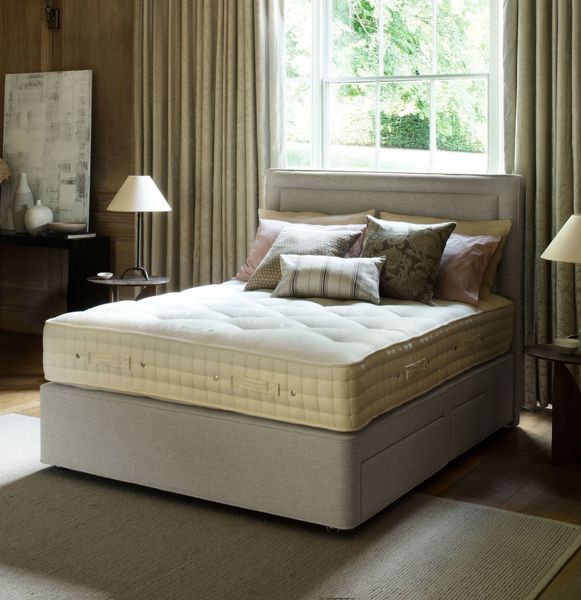 Hypnos Wool Origins 6 Divan - Kingsize Zip & Link