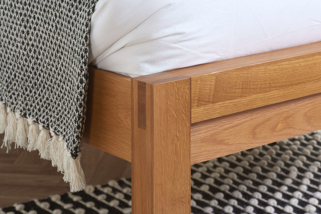 Birlea Bellevue Solid Oak Bed - Double - Image 3