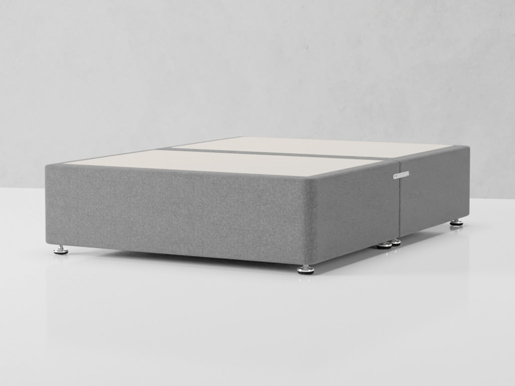 Prime Grey Chenille Divan Base - Double - Image 2