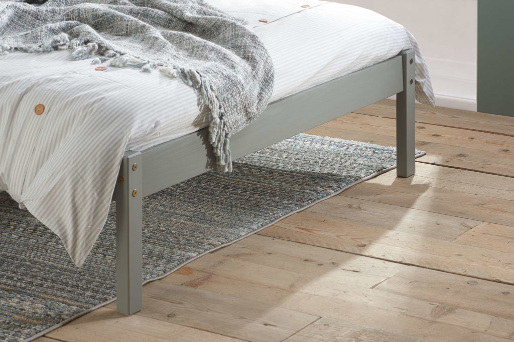 Birlea Denver Wooden Bed Frame - Grey - Image 3