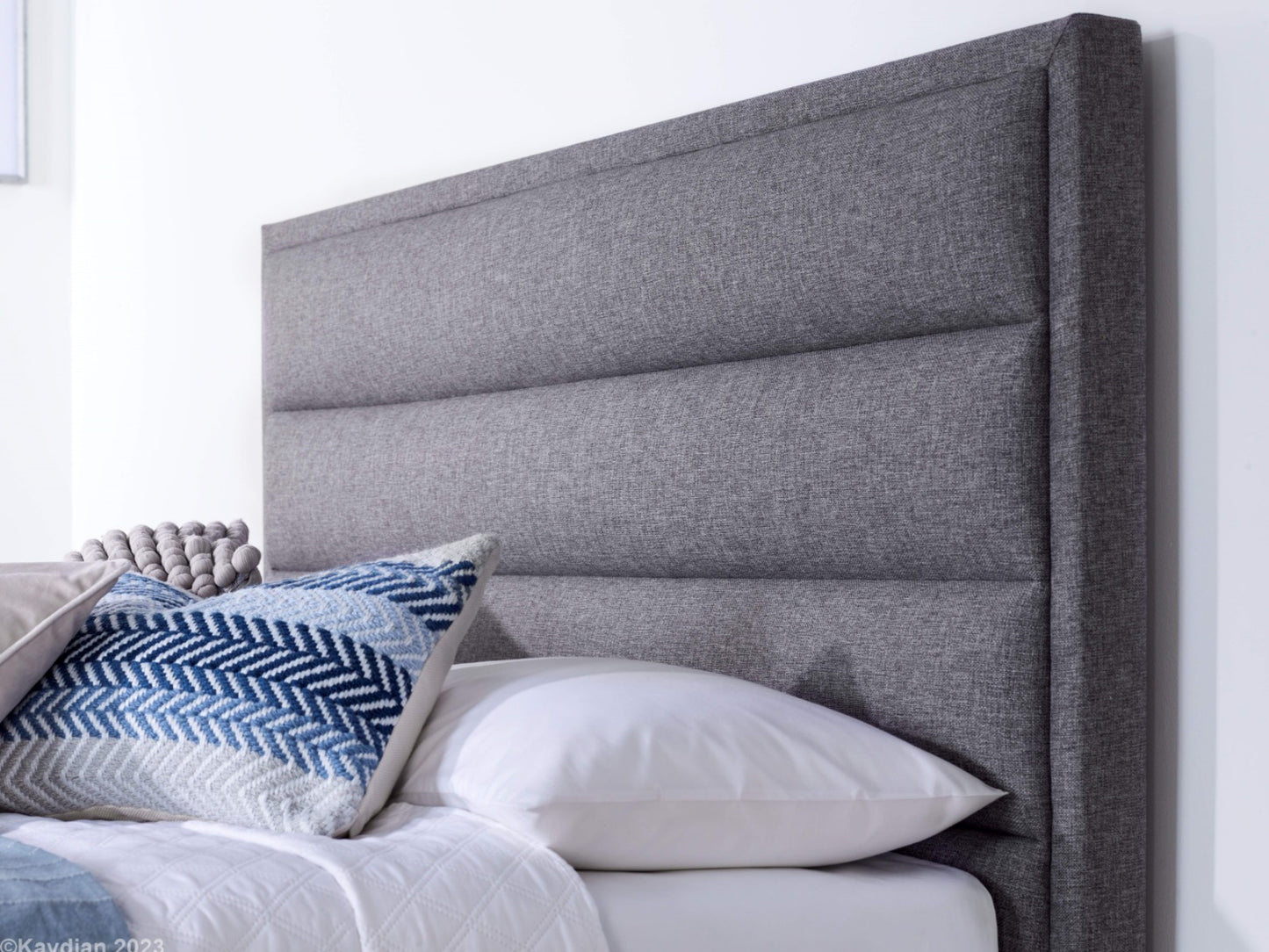 Kaydian Kirkley TV Ottoman Bed - Marbella Grey - Image 3