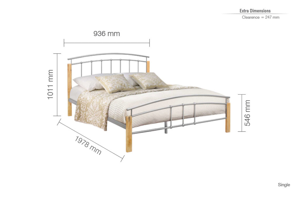 Birlea Tetras Bed Frame - Single - Image 4
