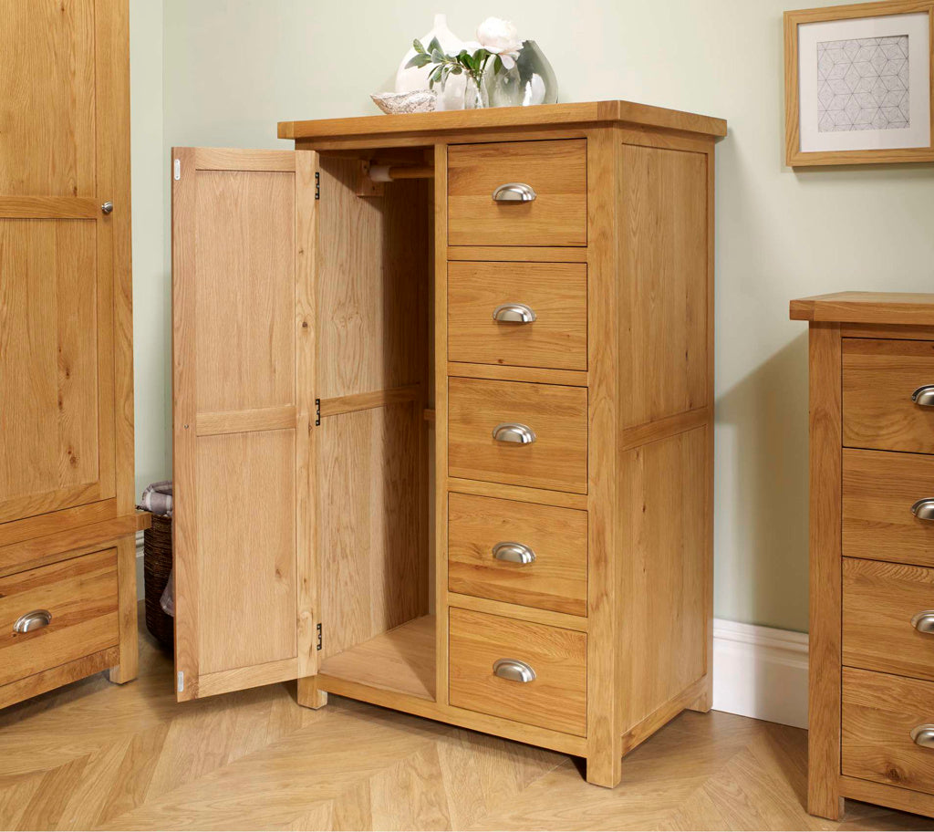 Birlea Woburn 1 Door 5 Drawer Wardrobe - Image 2